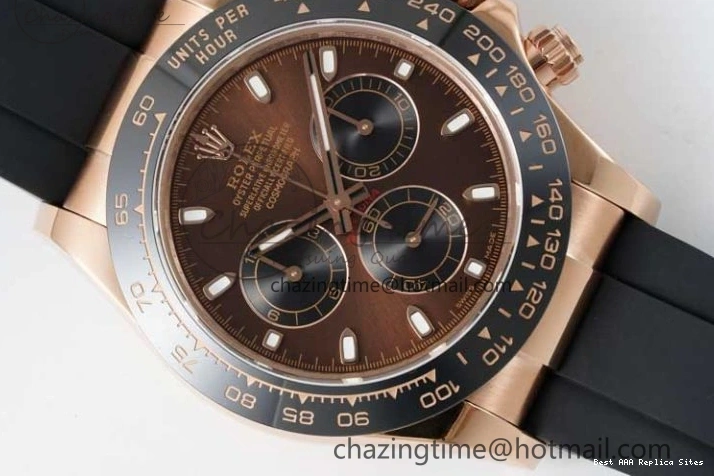 Best AAA Replica Sites Best Chocolate Strap 2274 Daytona QF Dial Edition 116515 SA 1:1 on Rubber Oysterflex Sophisticated 1218